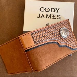 Men’s Leather Wallet **NEW** Cody James & Levi’s